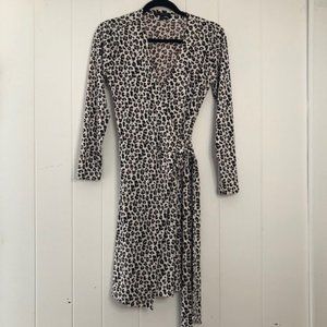 Banana Republic Leopard Print Wrap Dress